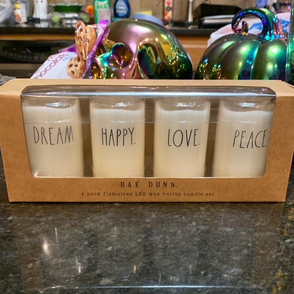 Rae Dunn LED votive flameless candles